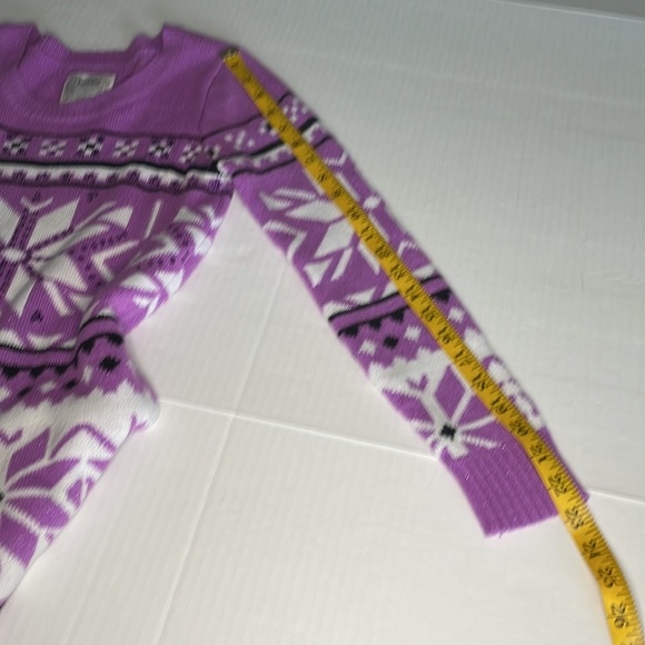 Justice Beautiful Snowflake Sweater dress with matching leggings sz girls 14/16 - Picture 16 of 16